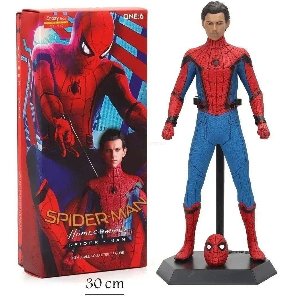 اکشن فیگور اسپایدرمن پایه دار از برند CRAZY TOYS
