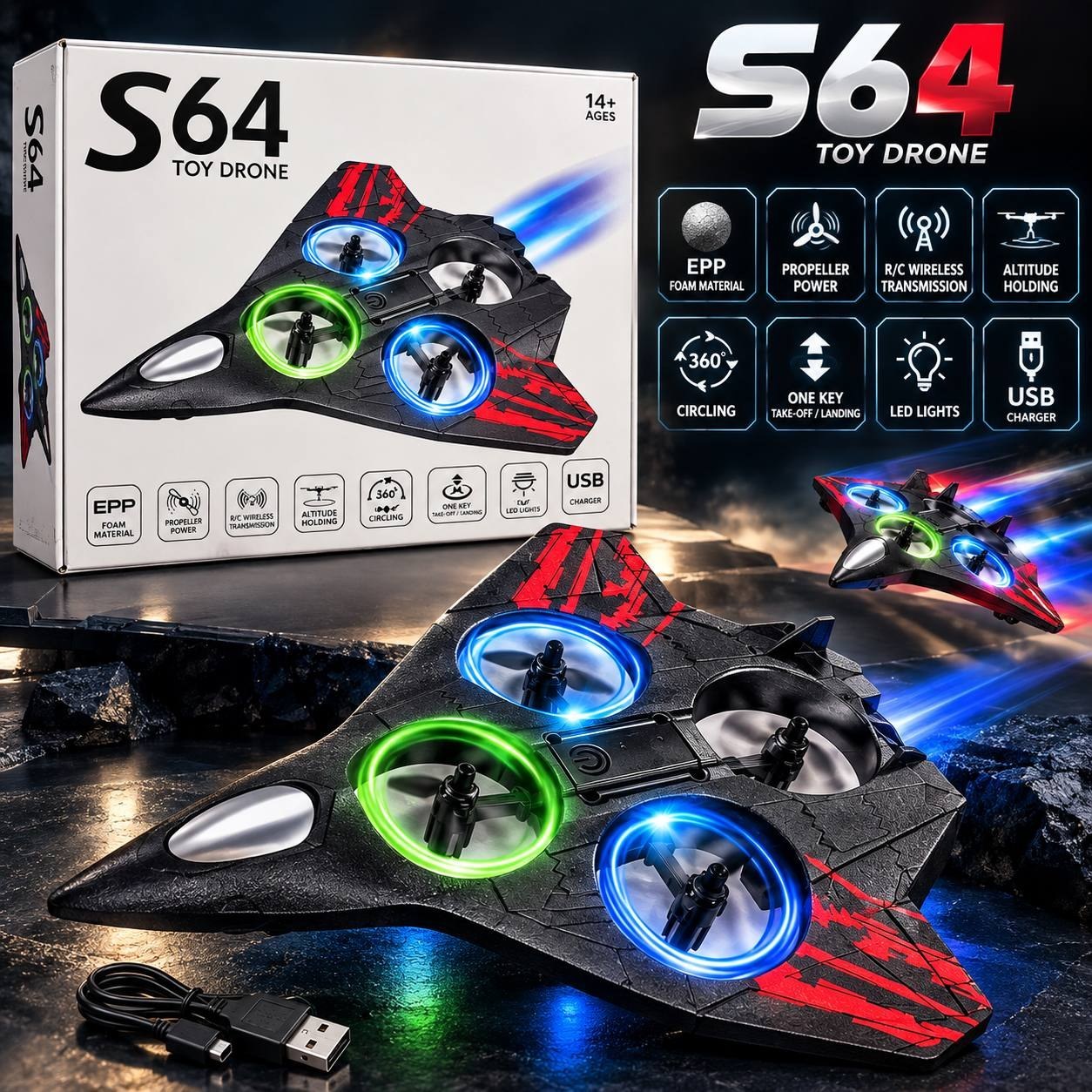 جت کنترلی شارژی مدل S64